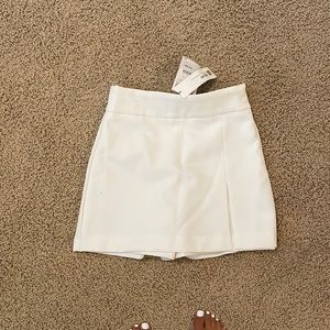 Zara white skort
